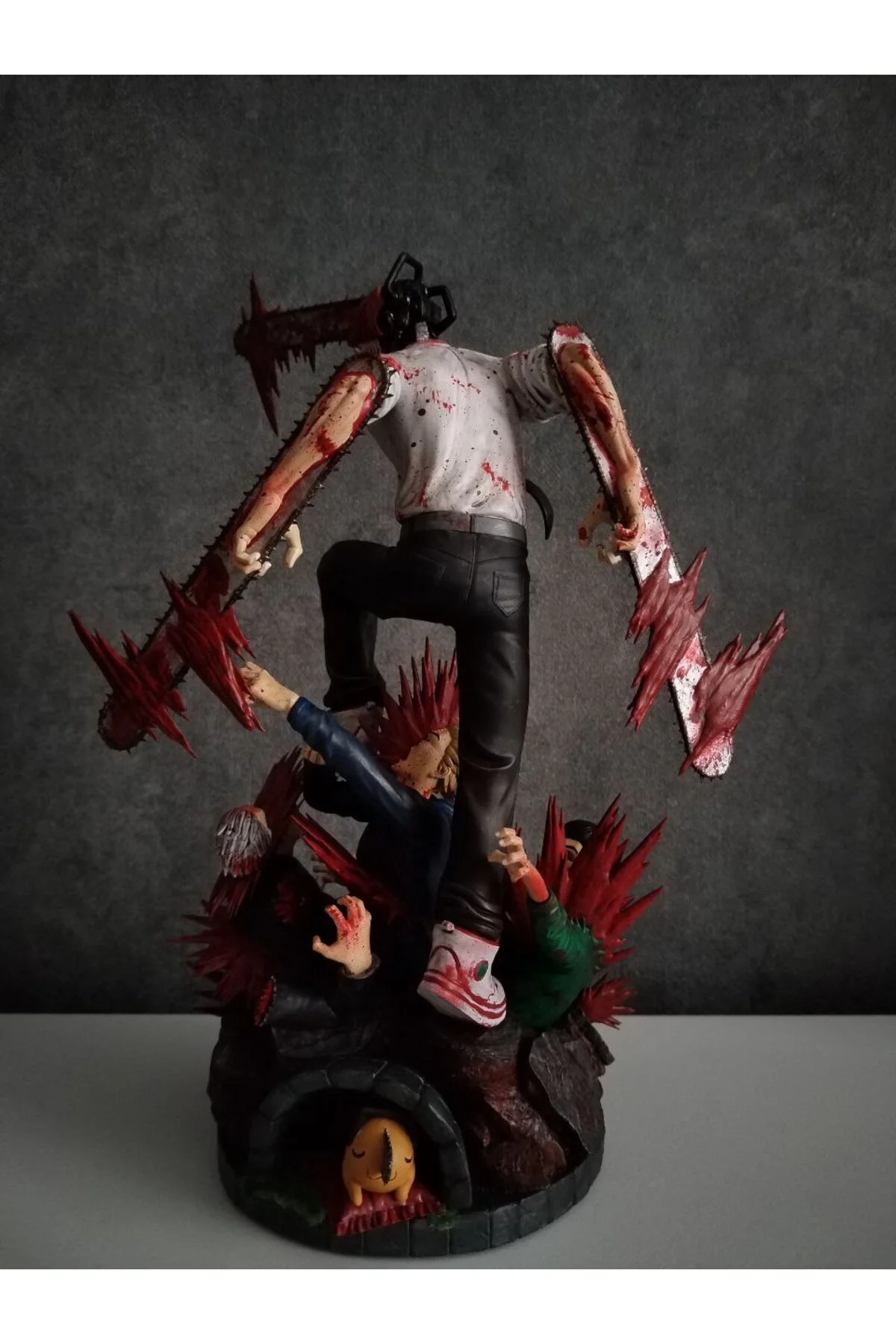 Chainsaw Man Denji Boyalı Figür Büyük Boy 25CM