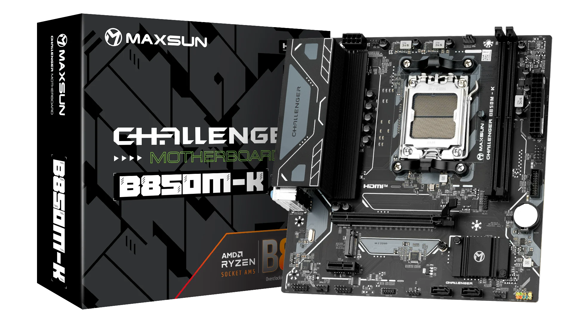 Challanger B850M-K AM5 DDR5 6000 Mhz M.2 HDMI mAtx AMD Anakart