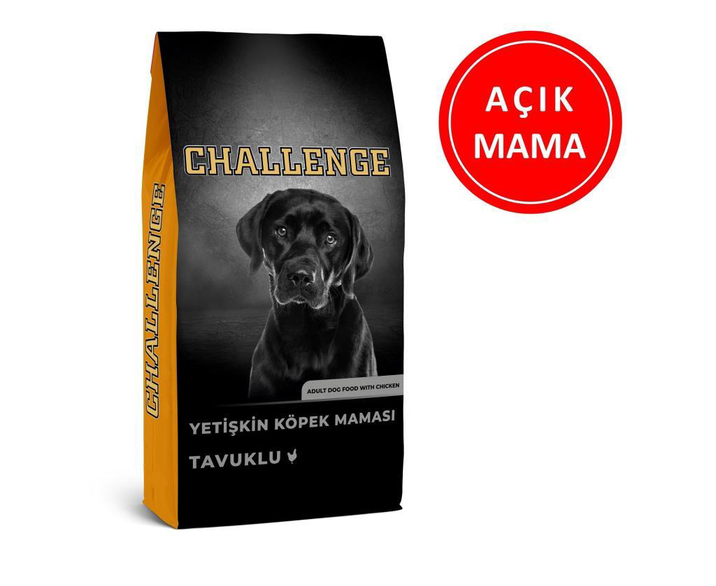 Challenge Tavuklu Yetişkin Köpek Maması 1 Kg AÇIK