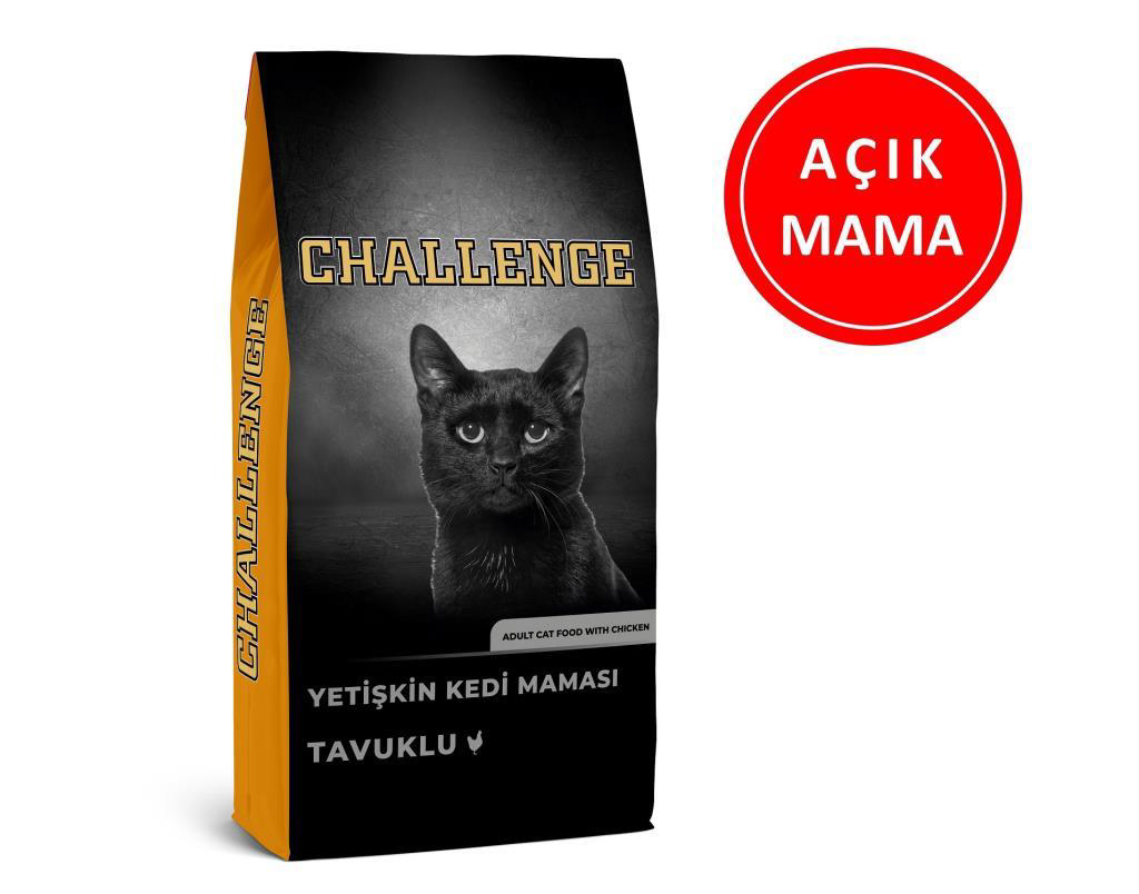 Challenge Tavuk Etli Yetişkin Kedi Maması 1 Kg AÇIK
