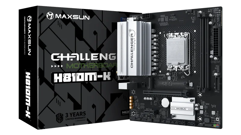 Challenger H810M-K LGA1851 DDR5 6400Mhz M.2 HDMI mAtx Intel Anakart