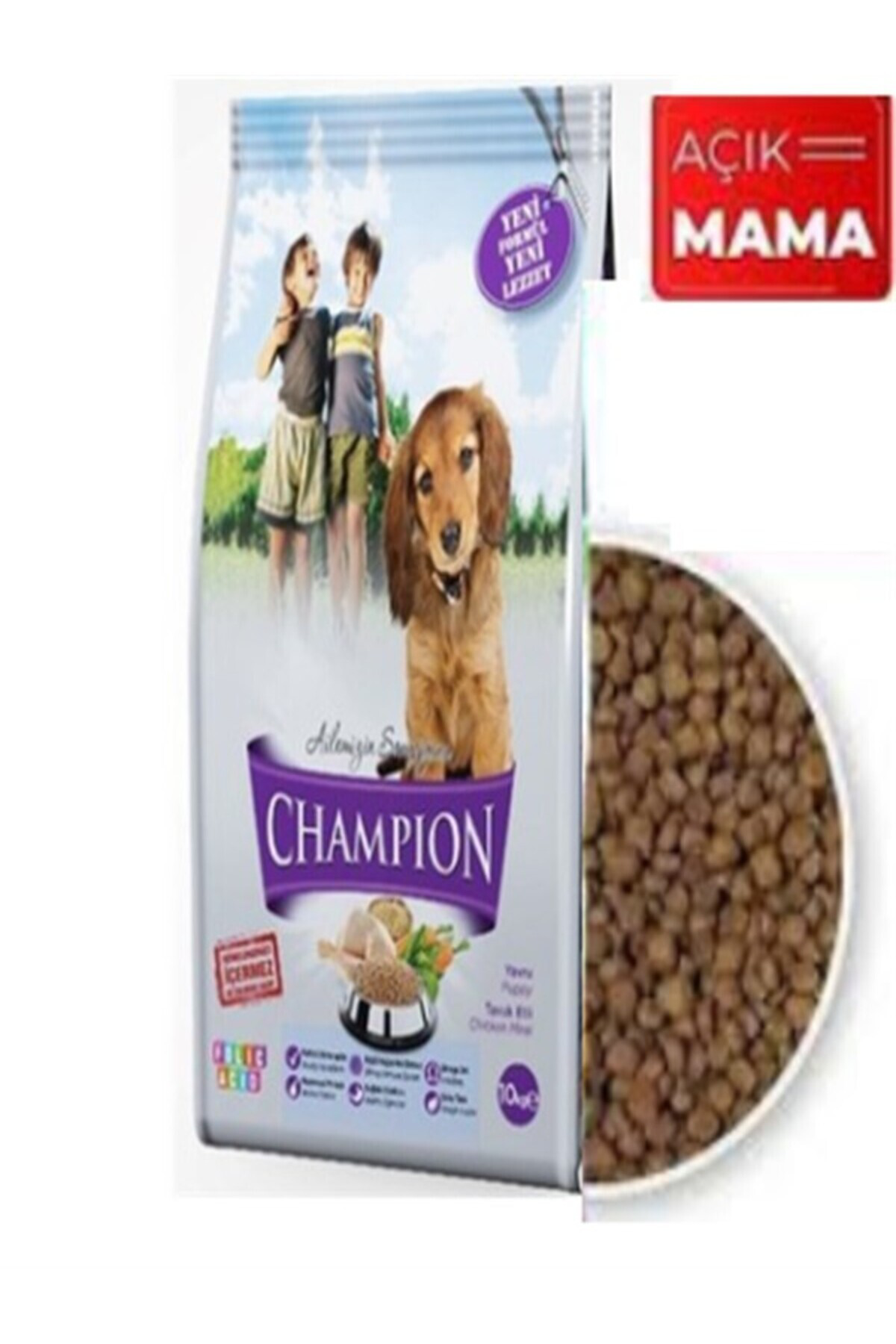 Champion TAVUKLU YAVRU KÖPEK MAMASI 1 KG