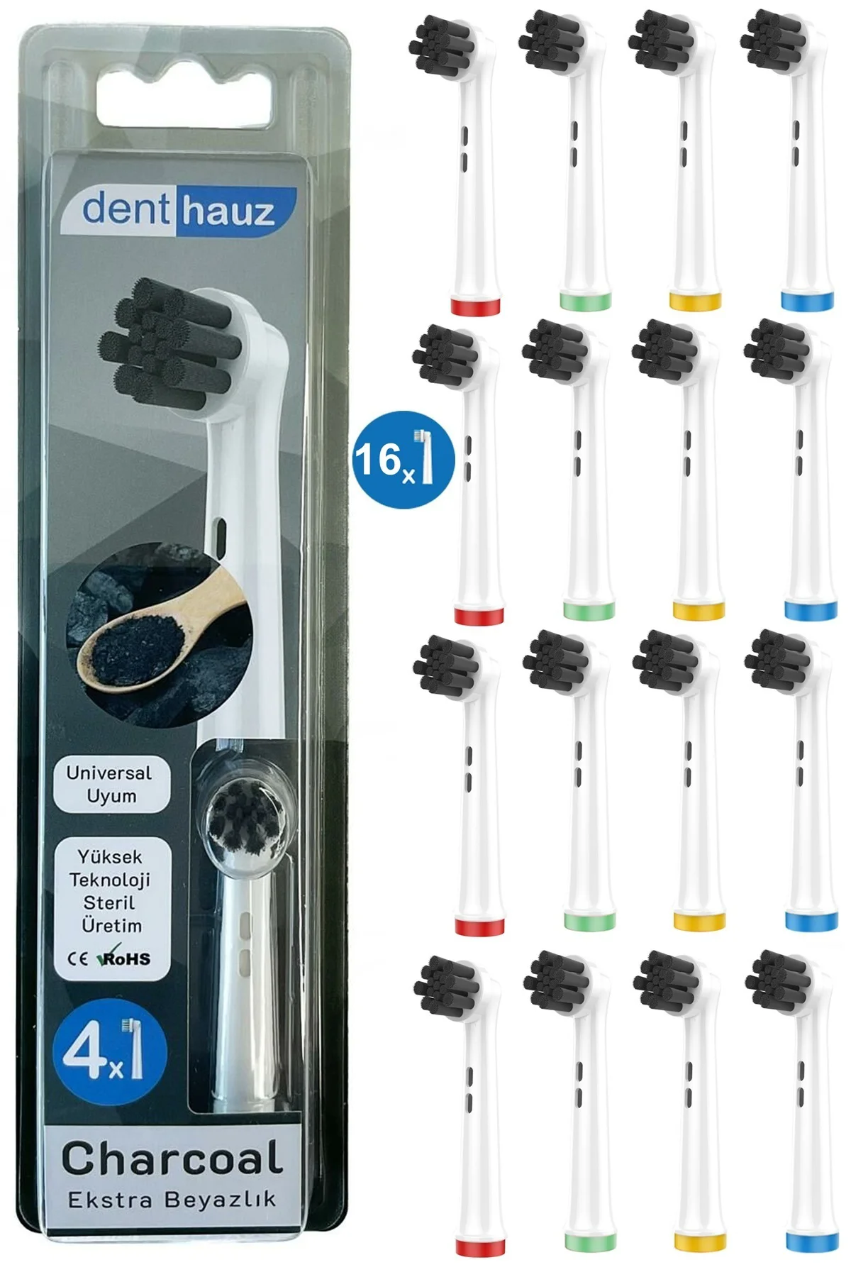 Charcoal - Aktif Karbon Ekstra Beyazlık Oral B Şarjlı Diş Fırçası Charcoal - Aktif Karbon Ekstra Beyazlık Oral B Şarjlı Diş Fırçası