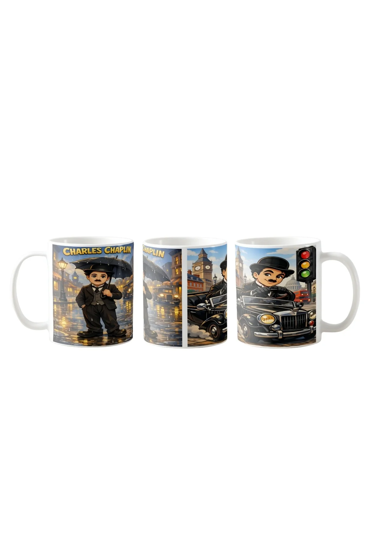 Charles Chaplin Kupa Bardak | Tek Adet K018