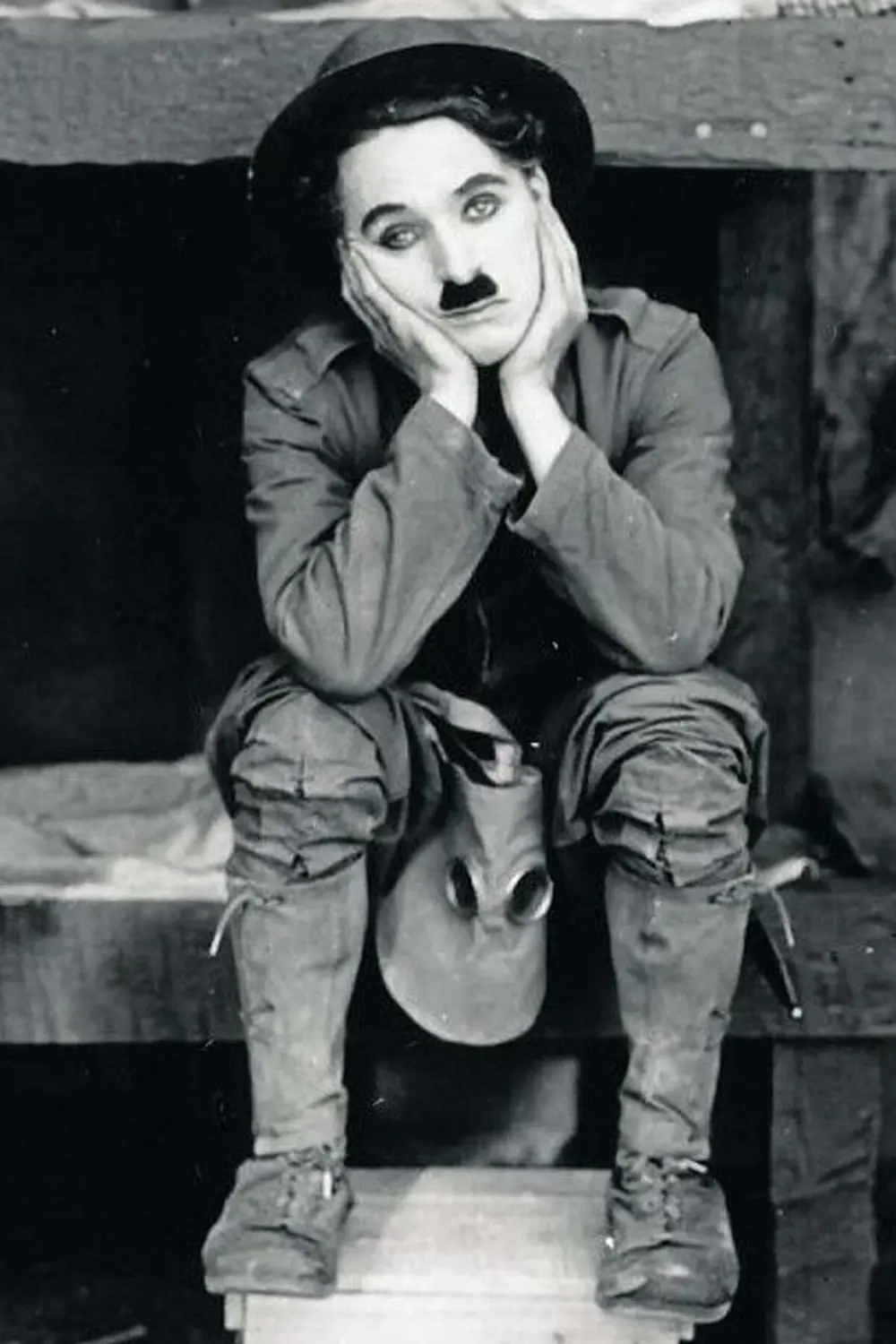Charlie Chaplin Tasarımlı Ahşap Poster