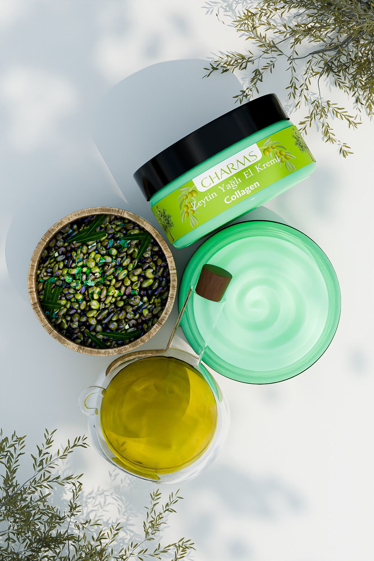 Charms Cosmetıcs, Zeytin Yağlı & Collagen El Kremi, 100 ml