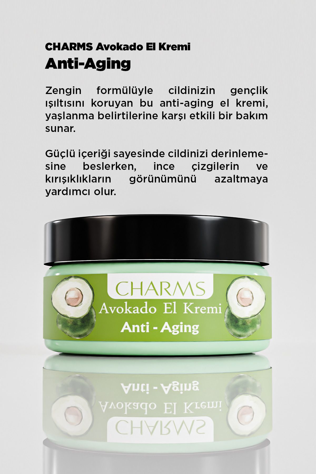 CHARMS COSMETICS, 3'lü Avantaj Paketi, Avokado, Zeytinyağı ve Hin