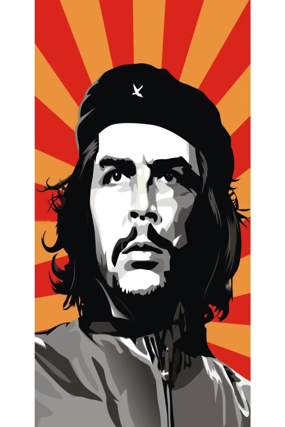 Che Guevara 6'lı Ahşap Duvar Poster Seti - Hbb Özel Seri