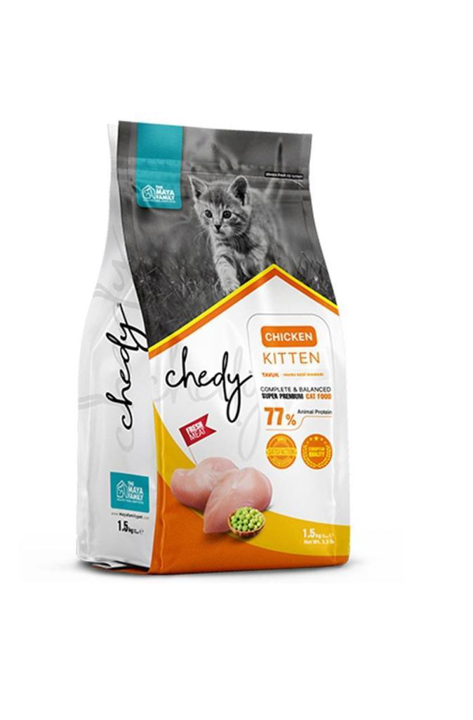 Chedy Kitten Tavuklu Yavru Kedi Maması 1,5 Kg Chedy Kitten Tavuklu Yavru Kedi Maması 1,5 Kg