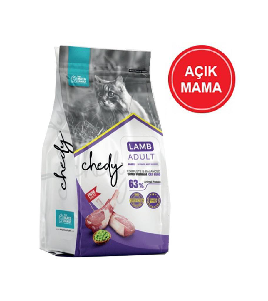 Chedy  Kuzulu Yetişkin Kedi Mamasi 1 Kg Açik