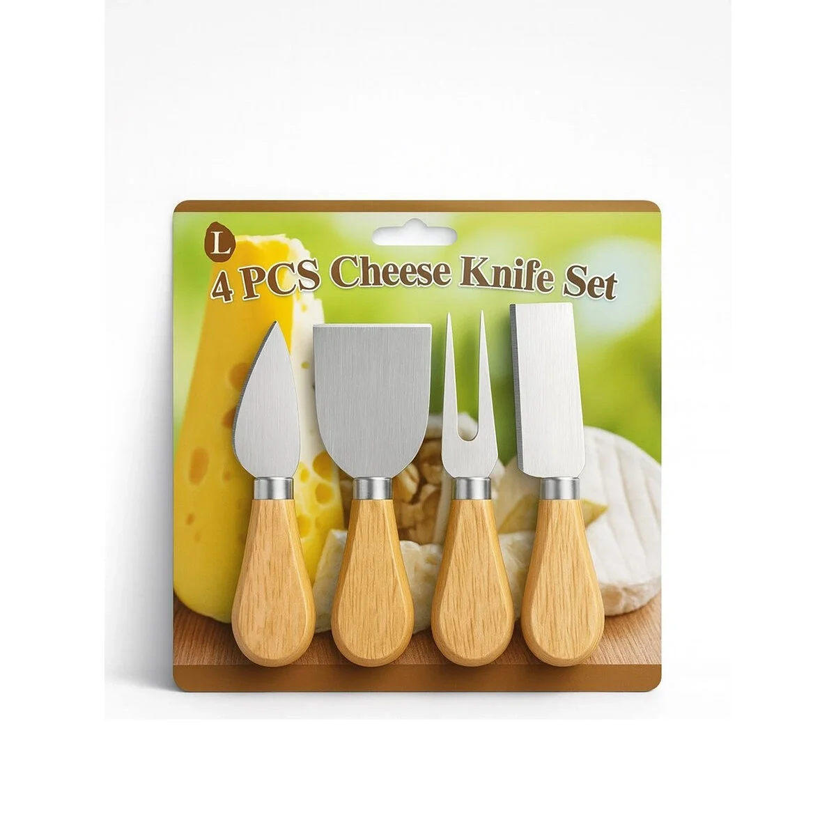 Cheese Knife Set 4pcs Peynir Bıçak Seti Ahşap Bambu Saplı Bx40 Fiyatı, Yorumları ve Özellikleri