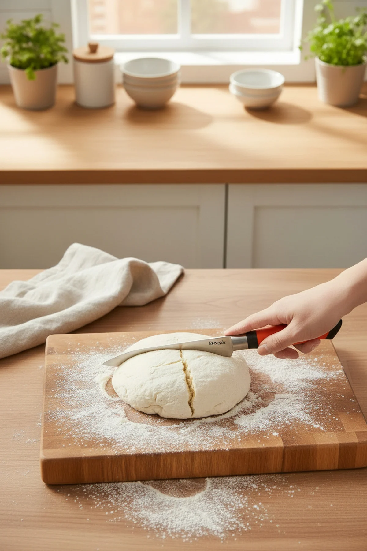 Chefline 5 Parça Turuncu Mutfak Bıçak Seti + 6lı Meyve Bıçağı Hed