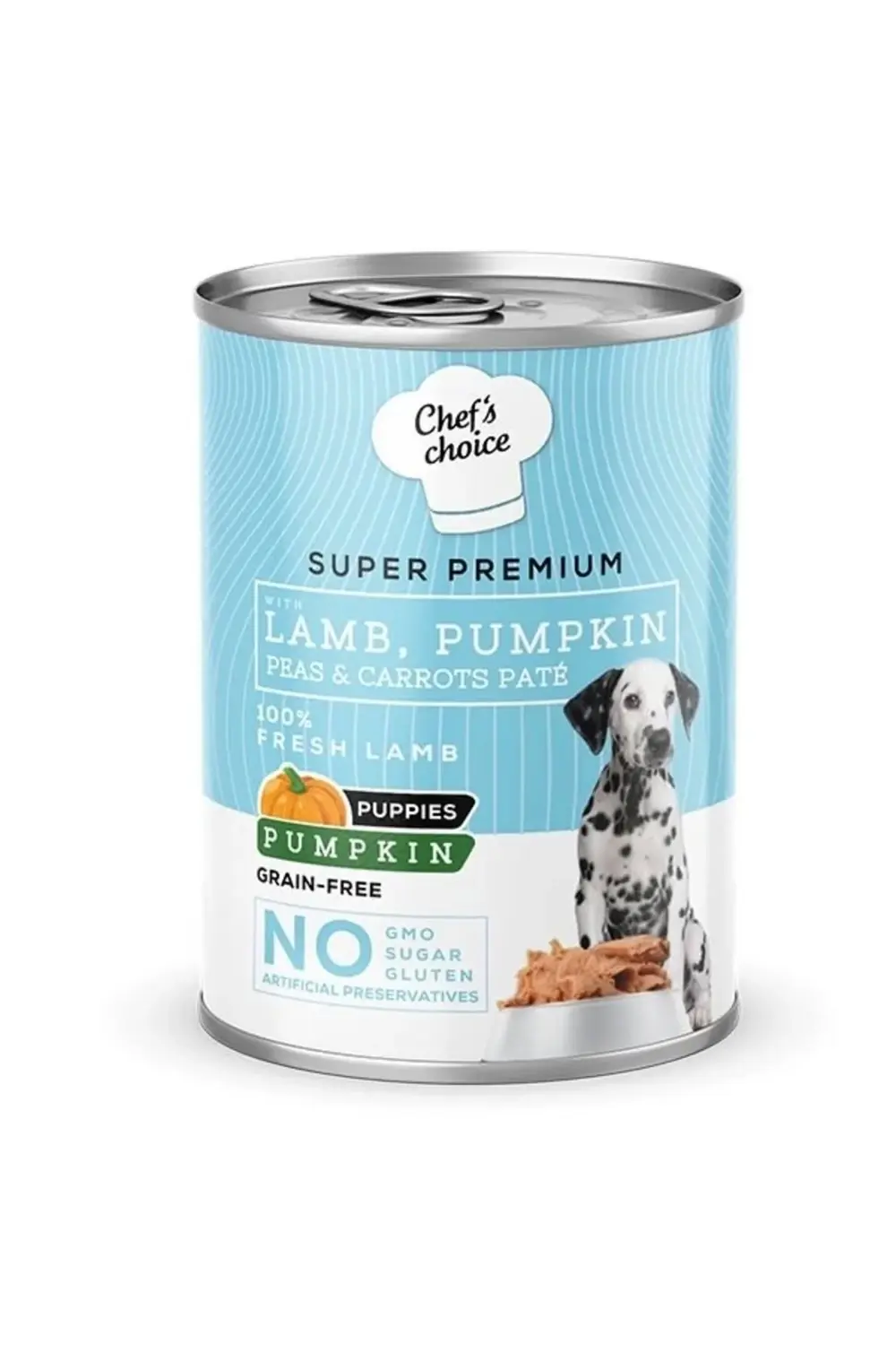 Chefs Choice Kıyılmış Kuzu Etli ve Balkabaklı Yavru Köpek Konserv