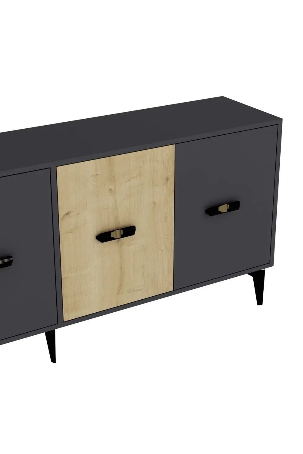 Cherryct 180 Cm Konsol(KX180) Antrasit-safirmeşe