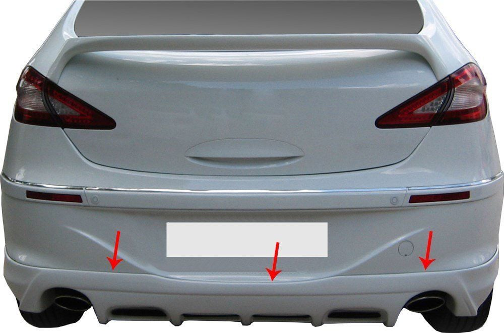 Chery Chance Uyumlu A3 Hatchback Arka Tampon Altı Fiber 2011 Ve S