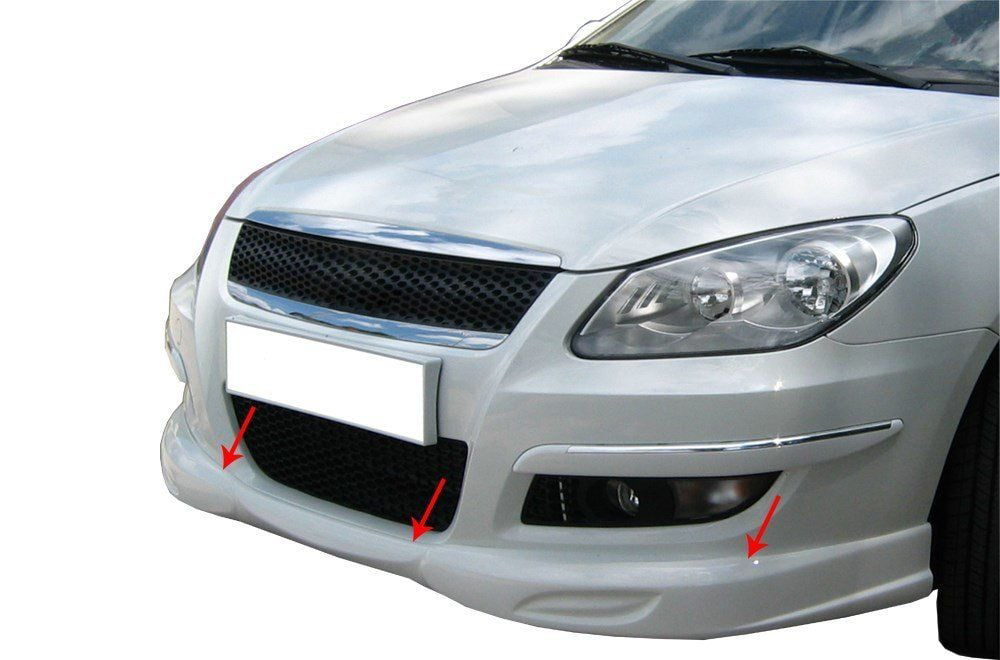 Chery Chance Uyumlu A3 Hatchback Ön Tampon Altı Fiber 2011 Ve Son