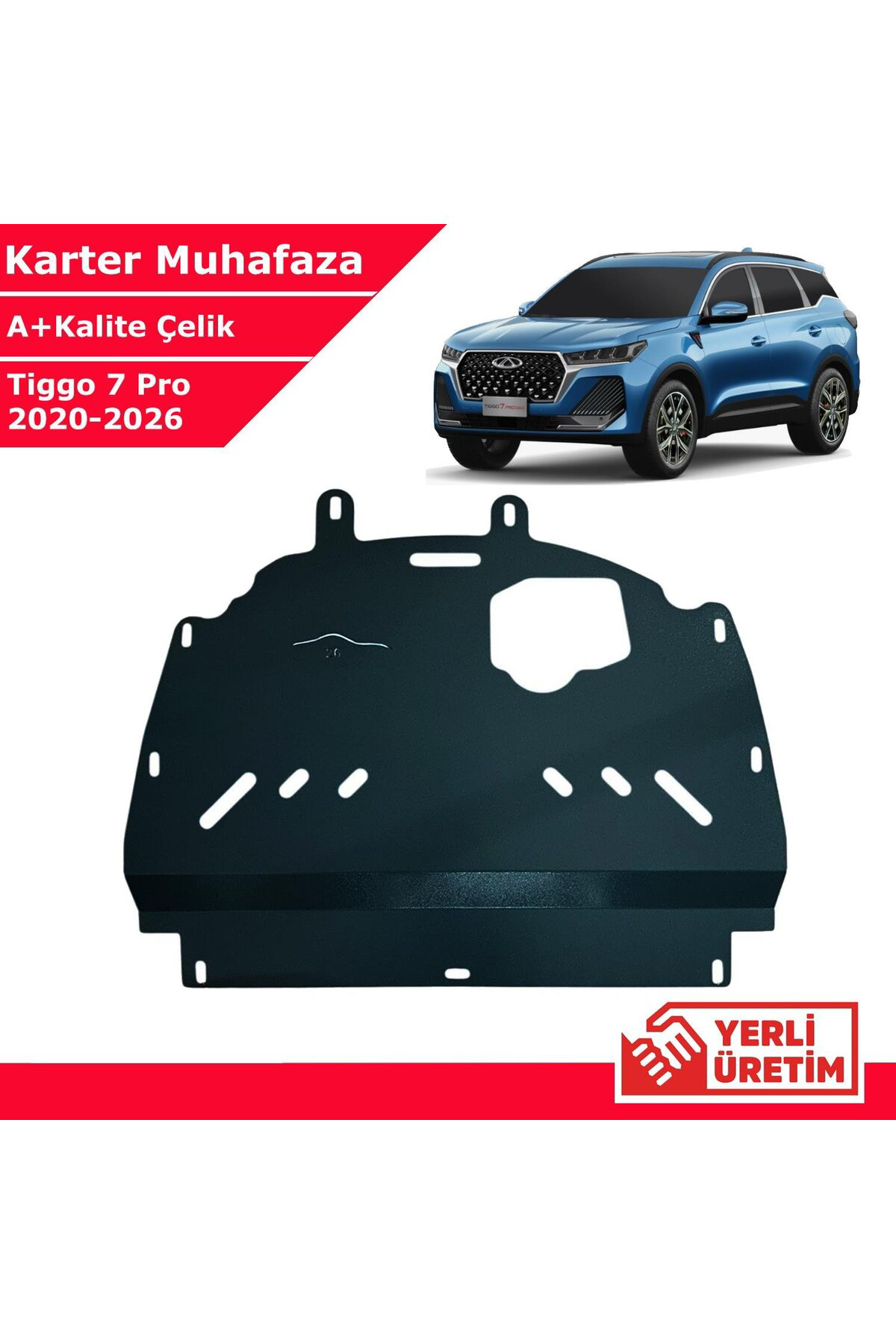 Chery Tiggo 7 Pro 2020-2026 Çelik Karter Muhafaza Çelik Koruma Sa Chery Tiggo 7 Pro 2020-2026 Çelik Karter Muhafaza Çelik Koruma Sa