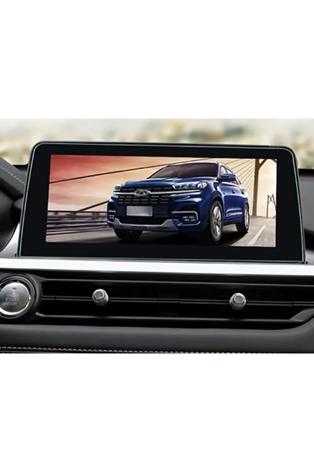 Chery Tiggo 7 Pro Uyumlu 10 Inc Multimedya Ekran Koruyucu Kırılma