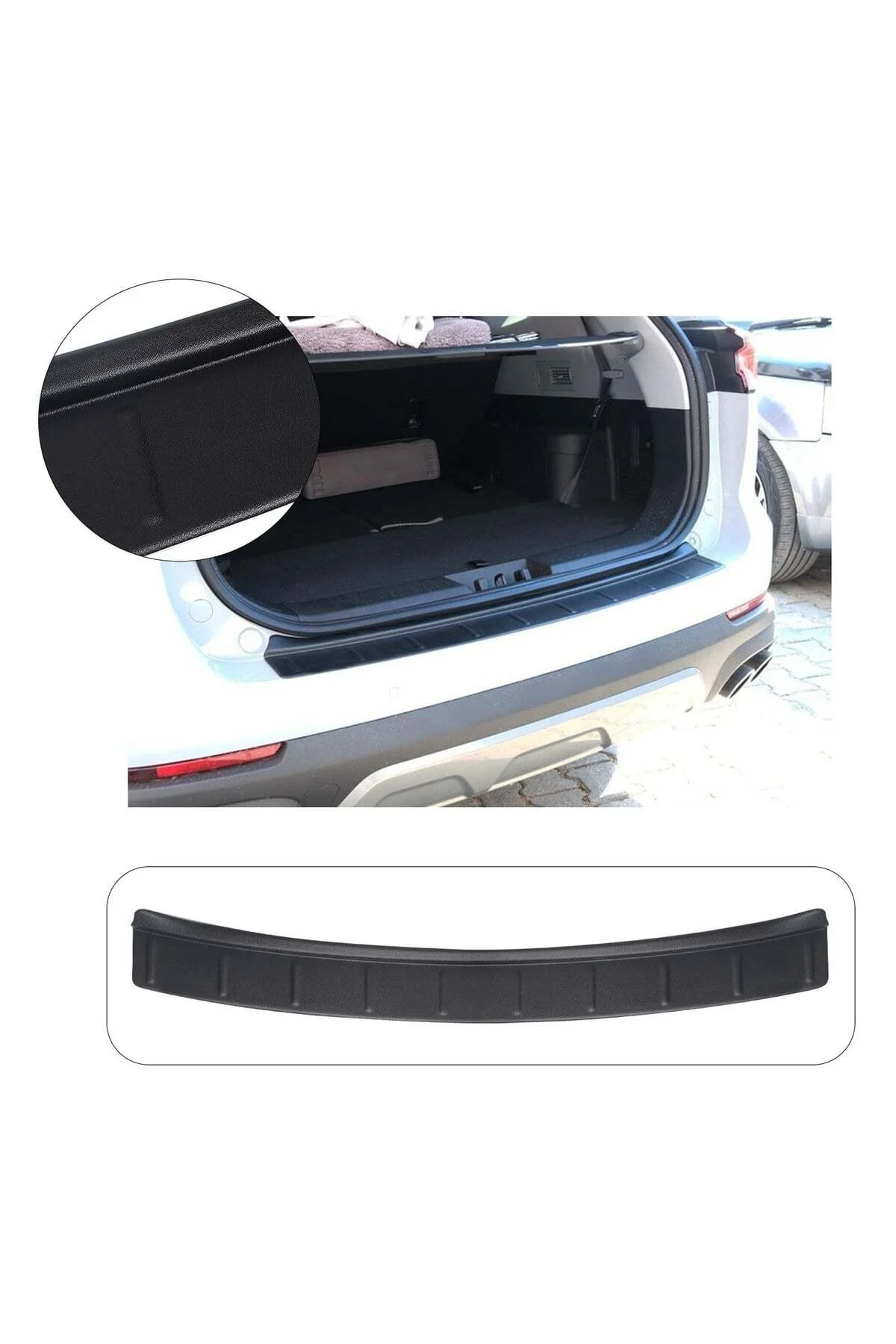 Chery Tiggo 8 Pro 2023 ve Sonrası Uyumlu Arka Tampon Eşiği Koruma ABS Parlak Siyah Chery Tiggo 8 Pro 2023 ve Sonrası Uyumlu Arka Tampon Eşiği Koruma ABS Parlak Siyah
