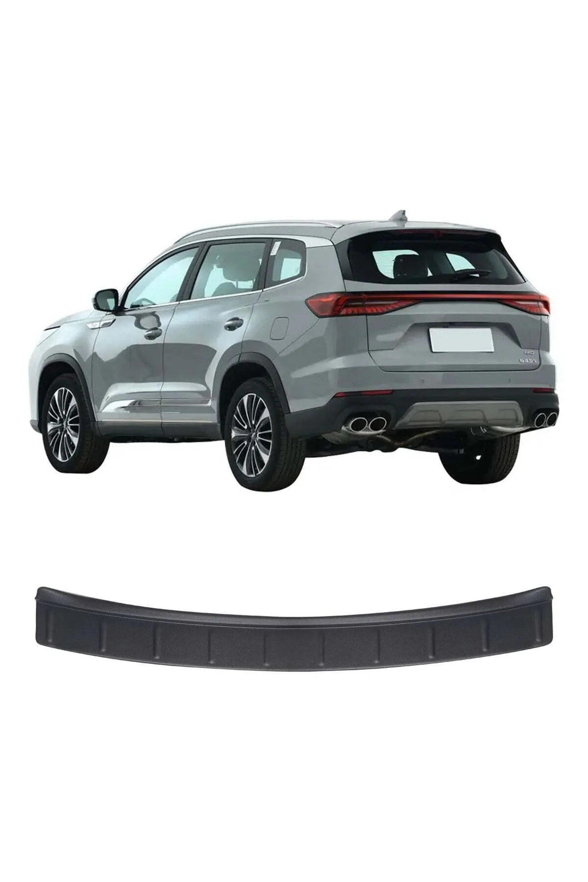 Chery Tiggo 8 Pro 2023 ve Sonrası Uyumlu Arka Tampon Eşiği Koruma ABS Parlak Siyah Chery Tiggo 8 Pro 2023 ve Sonrası Uyumlu Arka Tampon Eşiği Koruma ABS Parlak Siyah - Görsel 2