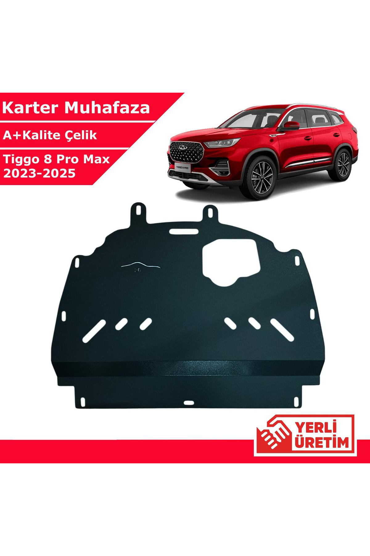 Chery Tiggo 8 Pro Max 2023-2025 Çelik Karter Muhafaza Çelik Korum Chery Tiggo 8 Pro Max 2023-2025 Çelik Karter Muhafaza Çelik Korum