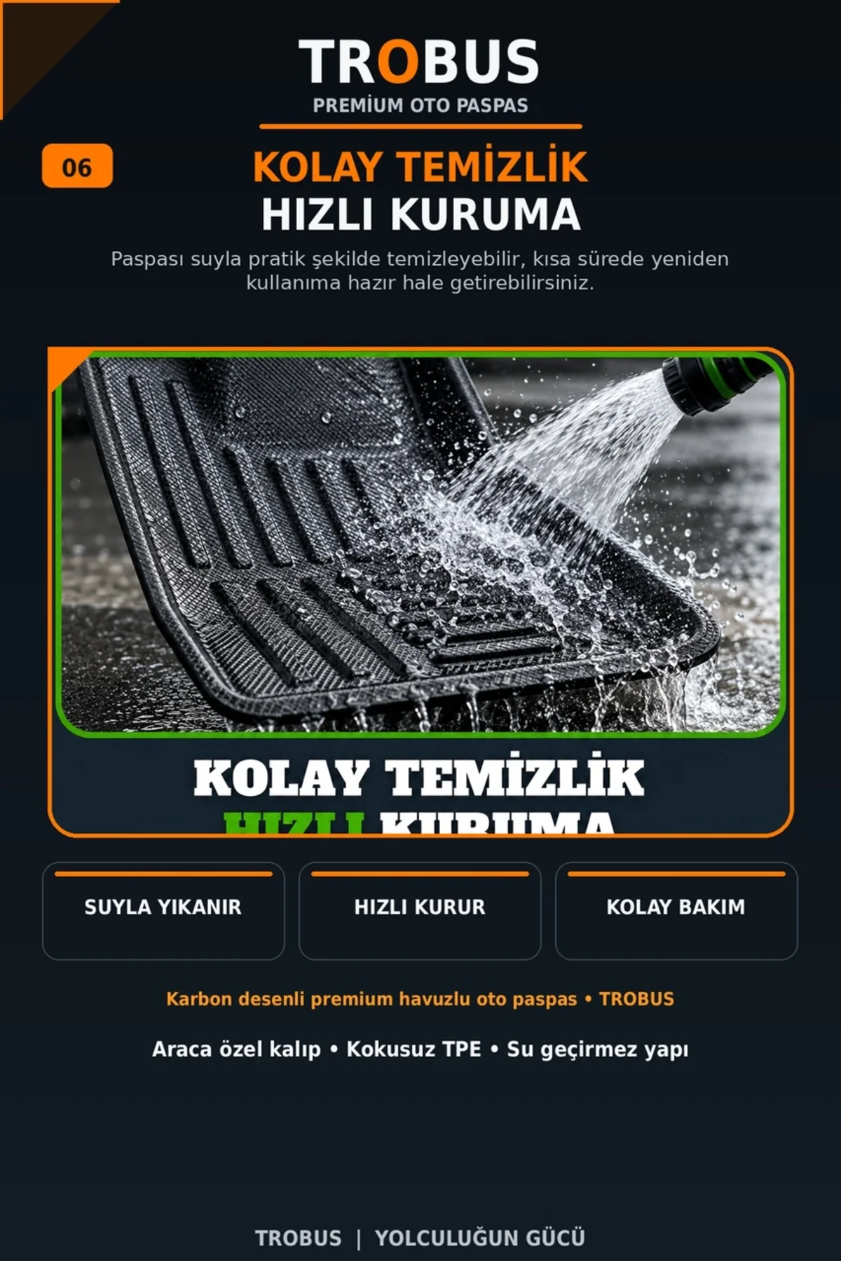 Chery Tiggo 8 Pro Max 5 Koltuklu 2023 Sonrası Karbon Desenli Premium 3D Havuzlu Oto Paspas Chery Tiggo 8 Pro Max 5 Koltuklu 2023 Sonrası Karbon Desenli Premium 3D Havuzlu Oto Paspas