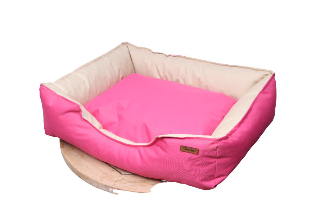 Chester Alpha (L) Yıkanabilir Yatak 75-65-18cm Pembe