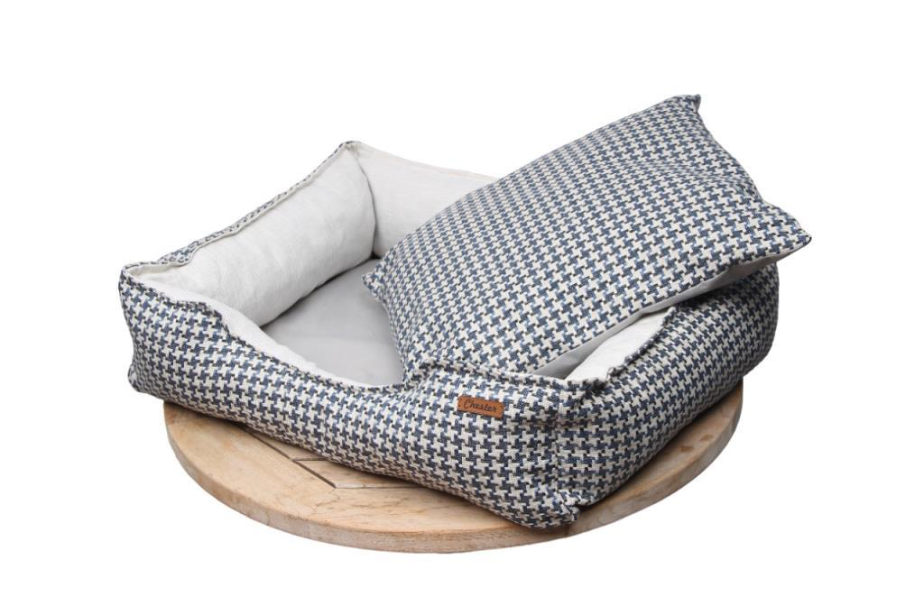 Chester Elite (M) Yıkanabilir Yatak 65*60*18cm Gri-Beyaz