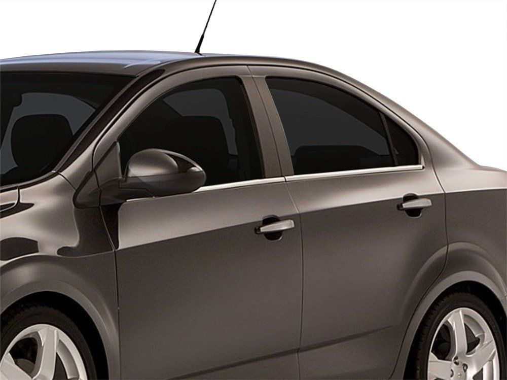 Chevrolet Aveo Uyumlu Cam Çıtası 4 Parça  Krom Sedan 2012 Ve Sonr