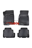 Chevrolet Captiva Bagaj Havuzu + Siyah 3D Paspas 2014