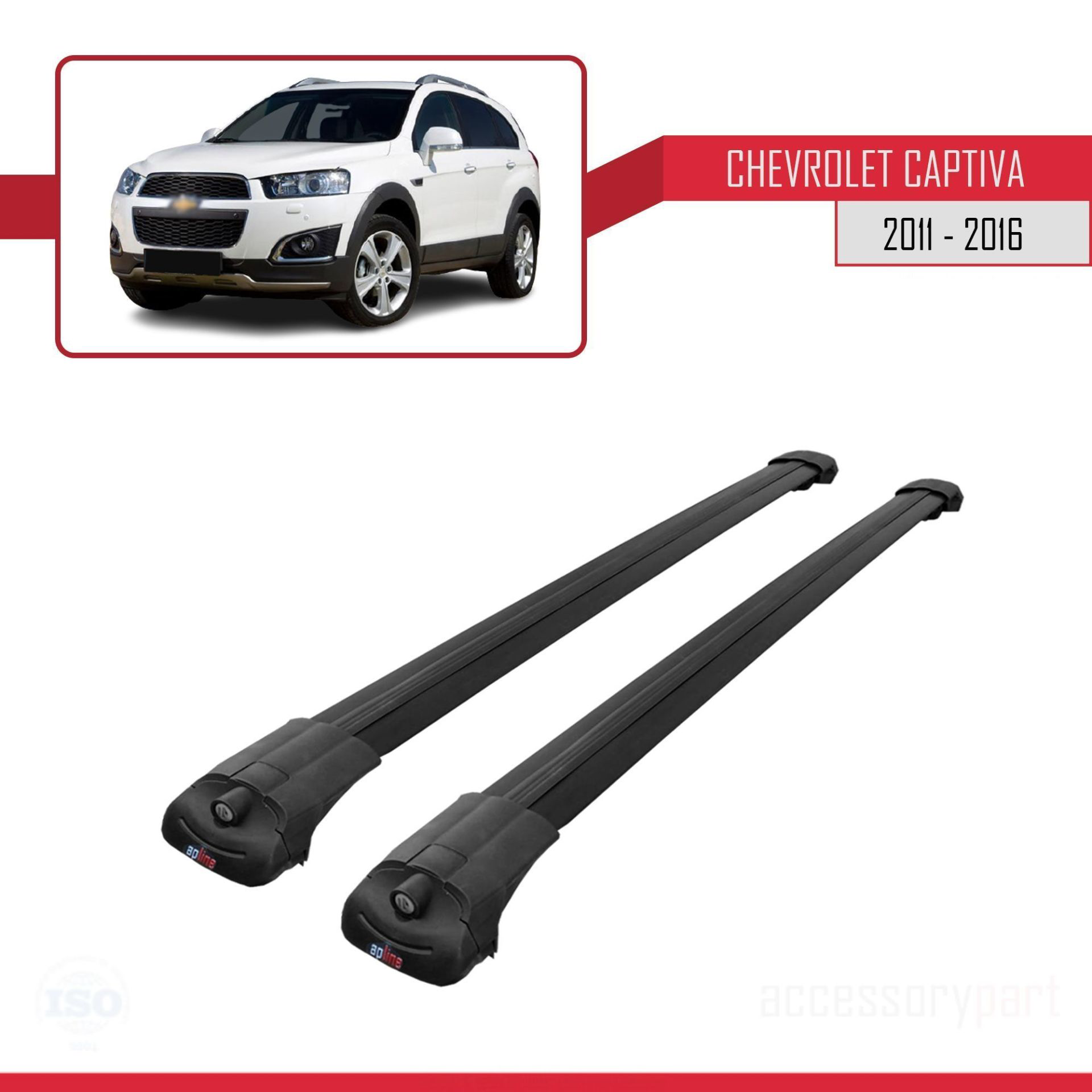 Chevrolet Captiva 2011-2016 Arası ile uyumlu ACE-1 Ara Atkı Tavan
