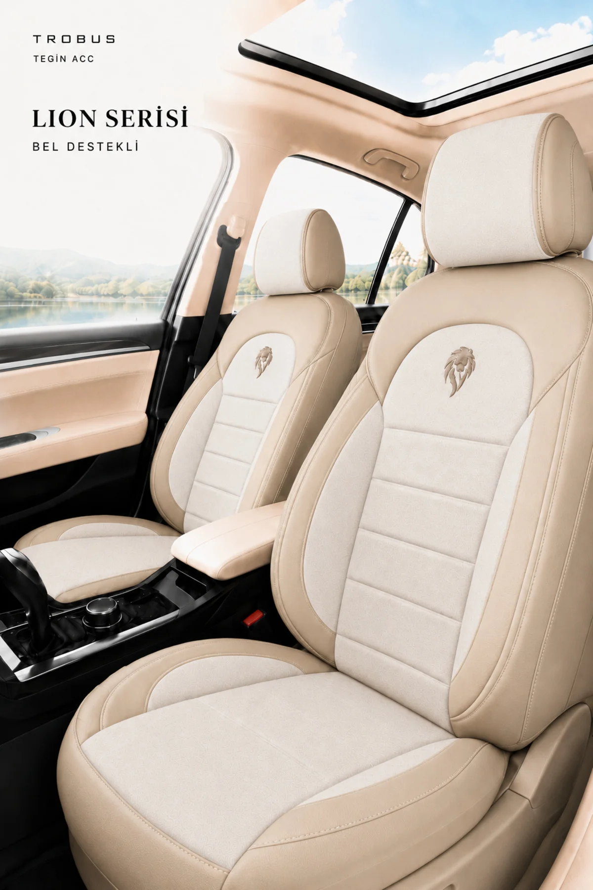 Chevrolet Captiva 2011-2014 Uyumlu Lion Serisi Tay Tüyü Bej Premium Koltuk Kılıfı Fiyatı, Yorumları ve Özellikleri
