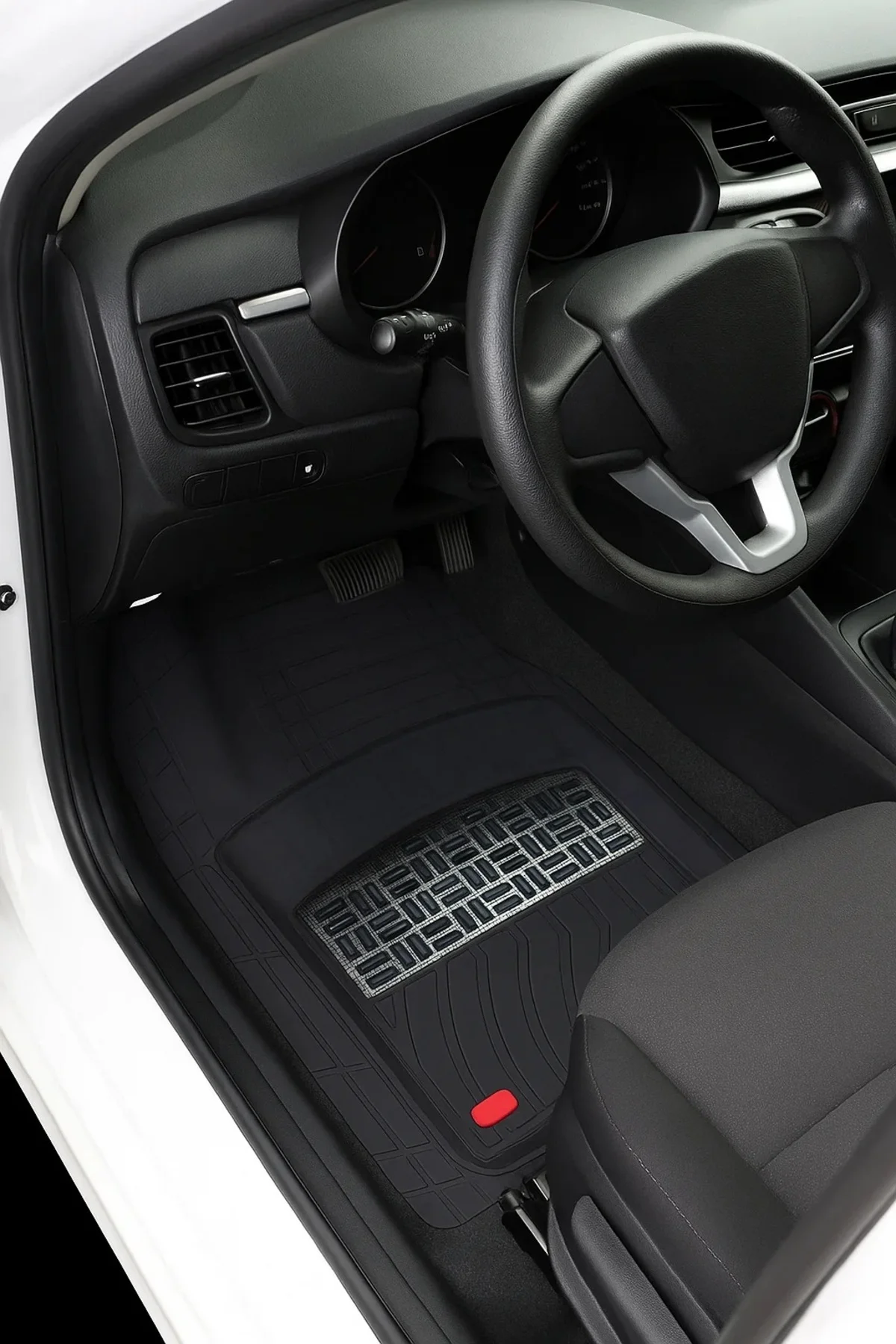 Chevrolet Captiva 2009 Uyumlu 4 Cm Derin Havuzlu 3D Universal Oto Paspas Siyah-Gri