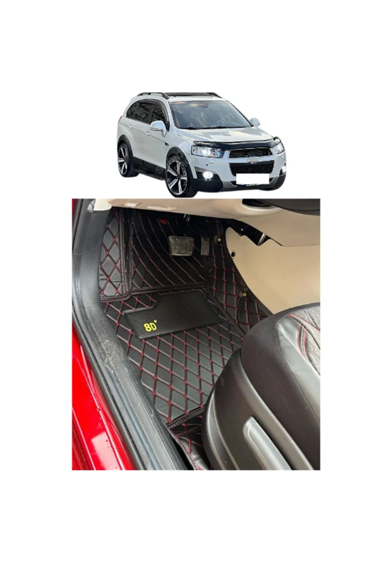 Chevrolet Captiva 2006-2018 1.4/1.6 Siyah 3D Havuzlu Paspas Fiyatı, Yorumları ve Özellikleri