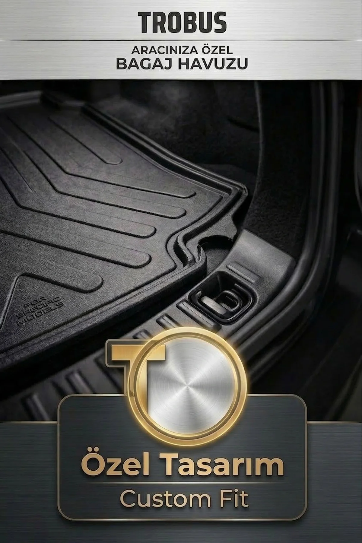 Chevrolet Cruze Sedan Çift Kulak 2009 Sonrası Bagaj 1.4/1.6 Dizel Siyah Bagaj Havuzu