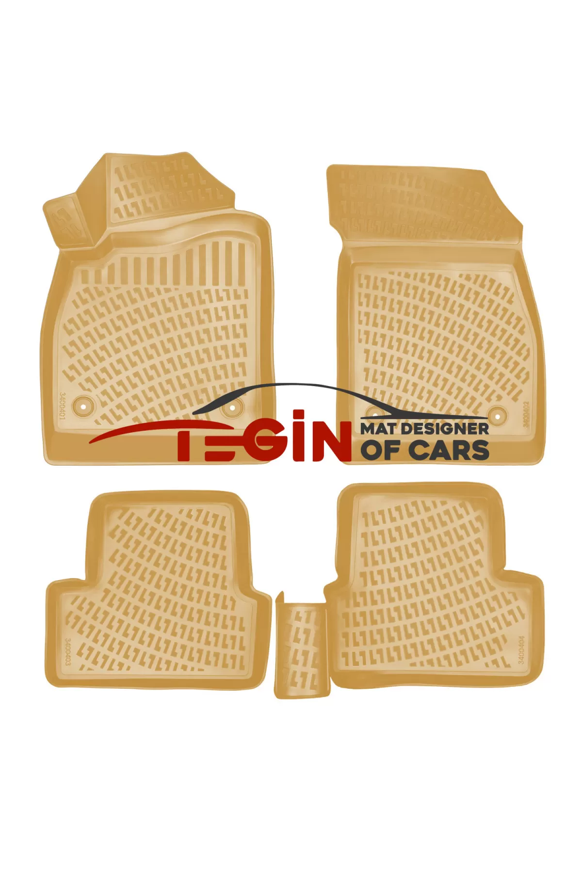 Chevrolet Cruze Sedan Tek Kulak Bagaj Havuzu + Bej 3D Paspas 2022