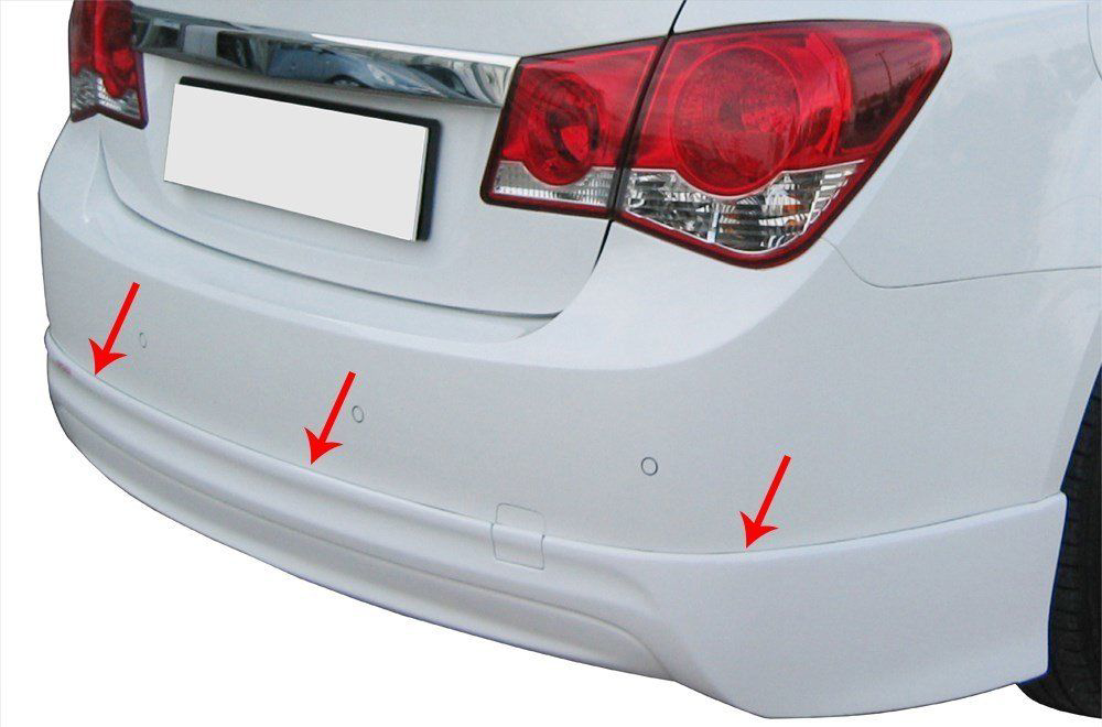 Chevrolet Cruze Uyumlu Arka Tampon Altı Fiber (Çeki Uyumlu) 2009 