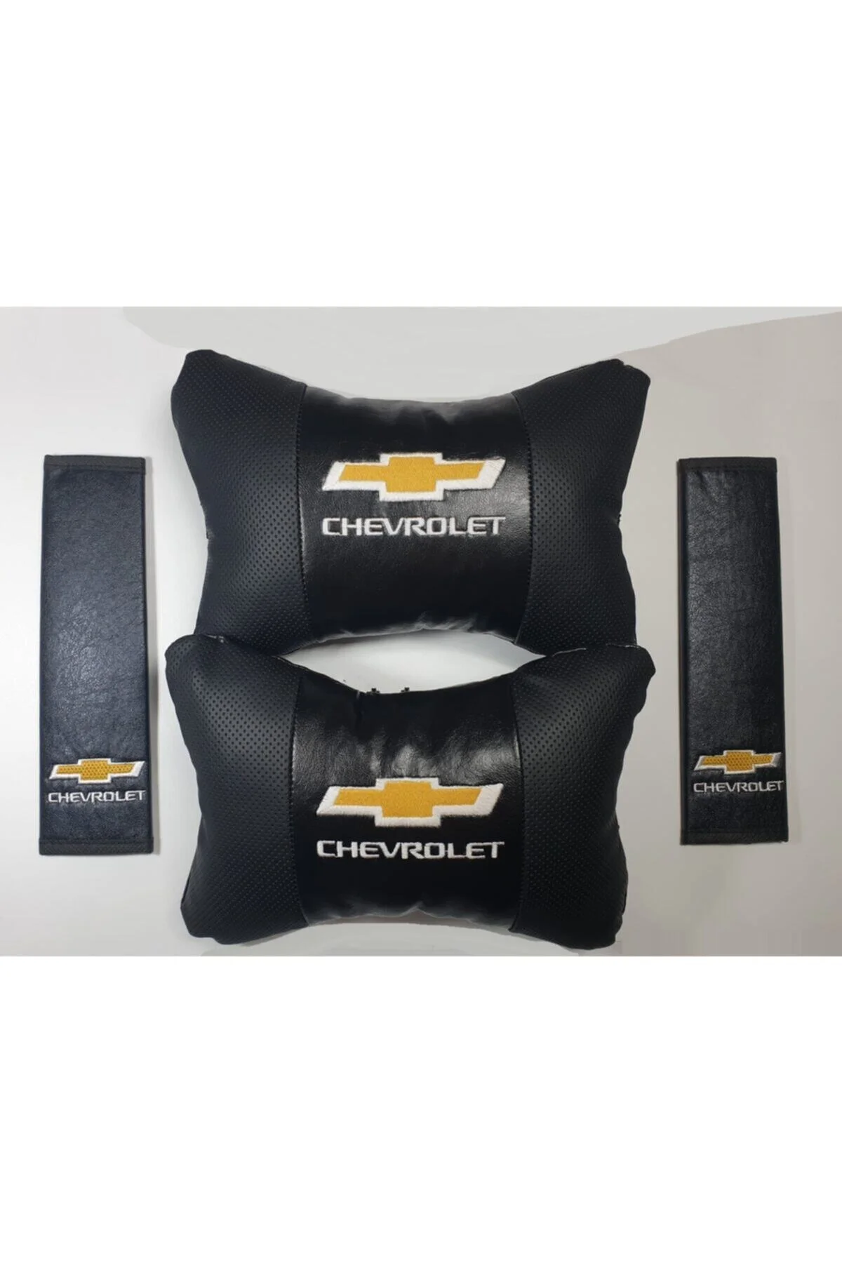 Chevrolet Deri Yastık + Kemer Pedi - Chevrolet 2'li Chevrolet Deri Yastık + Kemer Pedi - Chevrolet 2'li
