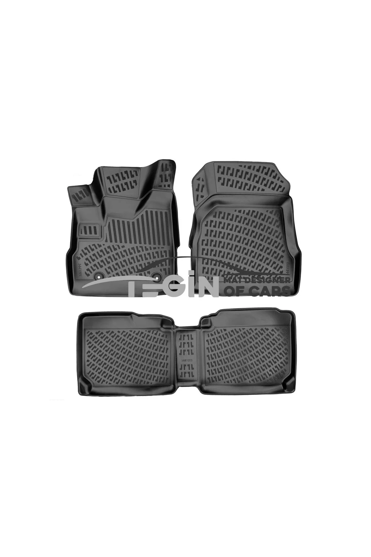 Chevrolet Equinox Usa 2010-2018 Otomatik Siyah 3D Havuzlu Paspas