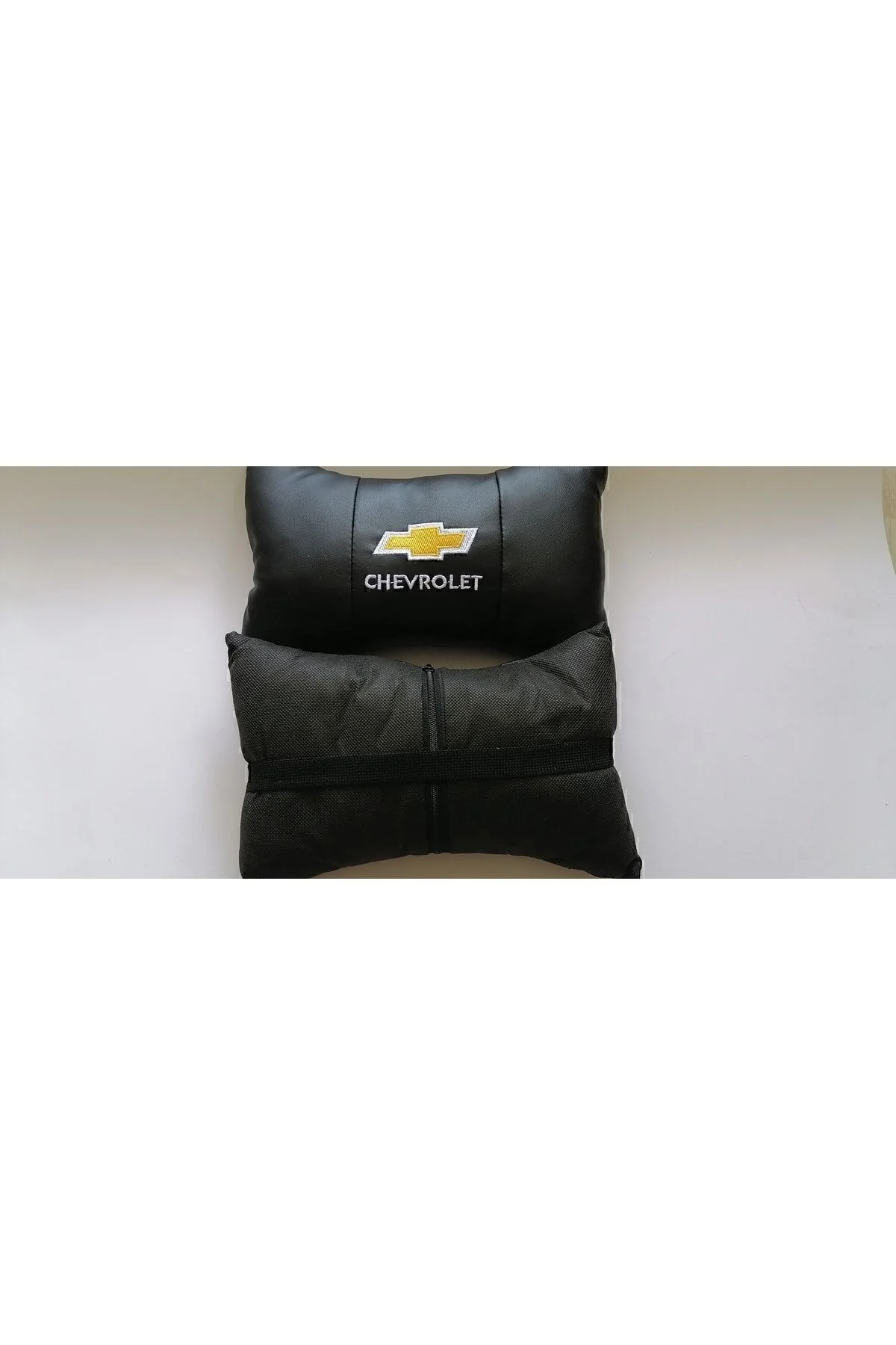 Chevrolet Logo Captiva Cruze Model Oto Araba Ofis Bel Destek Koltuk Boyun Yastığı Vinil Deri Nakış - Görsel 4