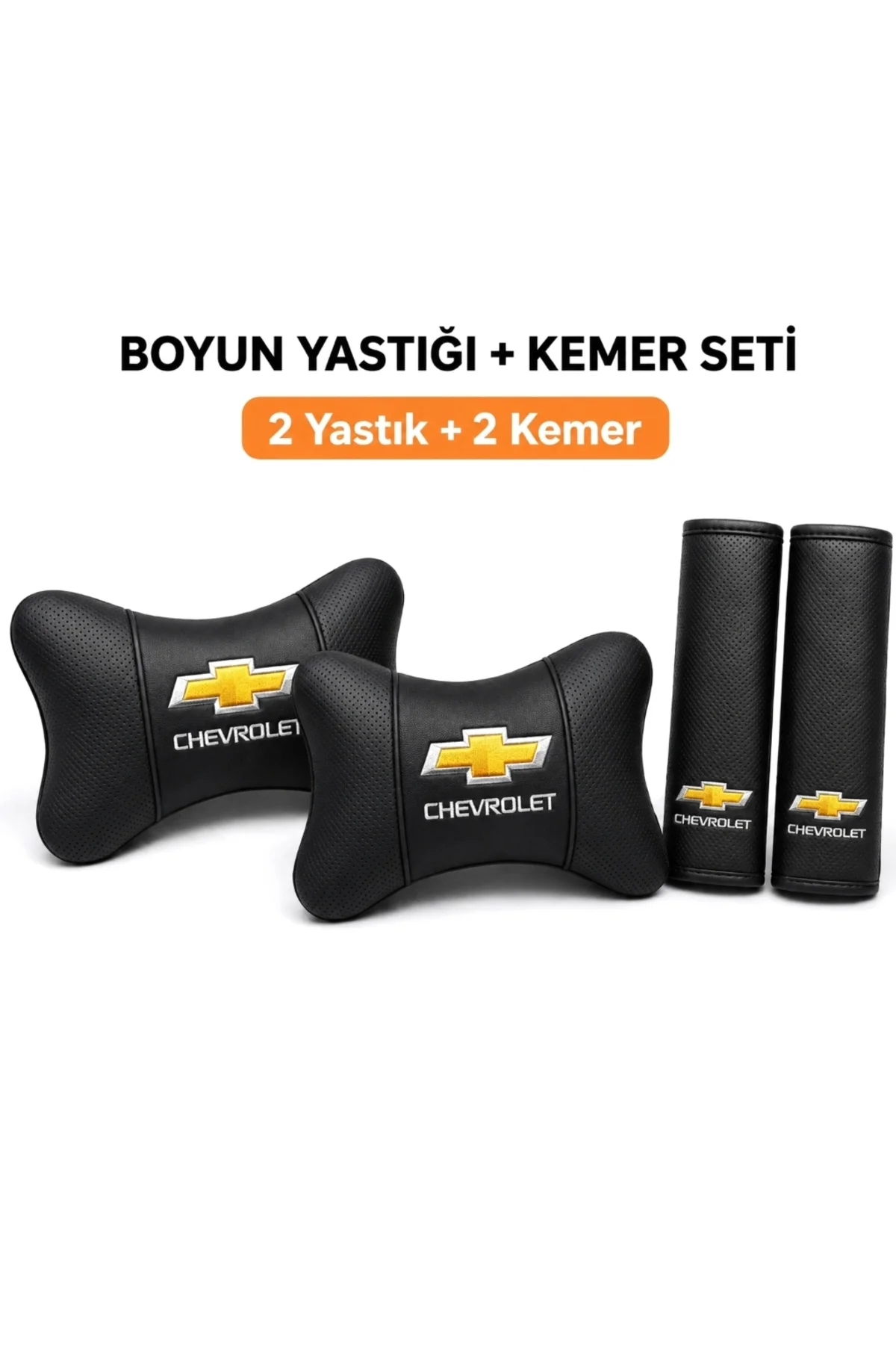 Chevrolet Papyon Yastık Boyun Yastığı + Emniyet Kemeri Kılıfı Takım Chevrolet Papyon Yastık Boyun Yastığı + Emniyet Kemeri Kılıfı Takım