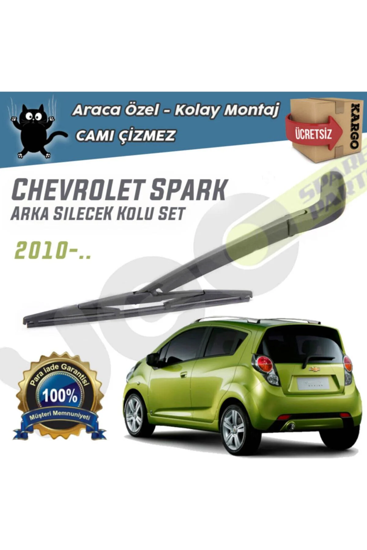 Chevrolet Spark Arka Silecek Kolu Set 2010-..