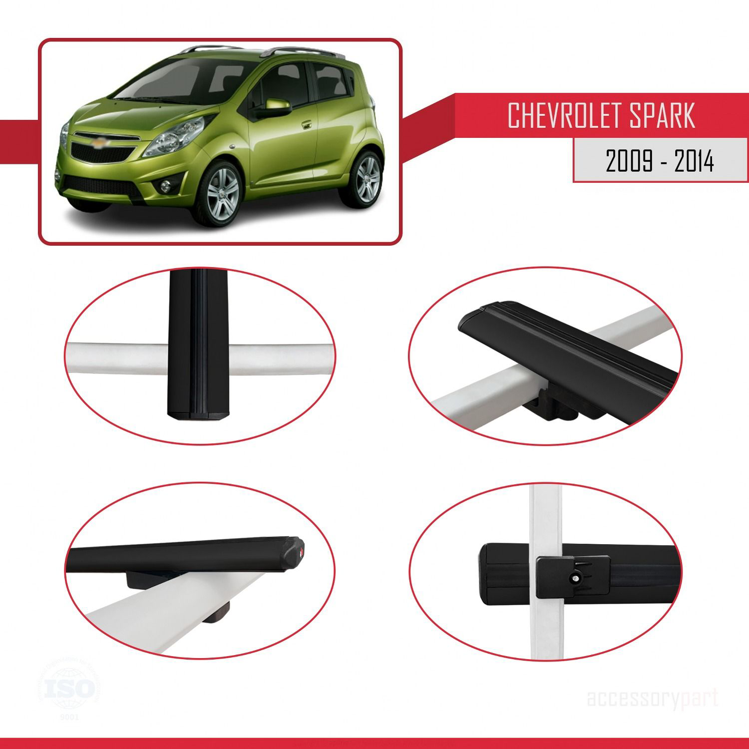 Chevrolet Spark 2009-2014 Arası ile uyumlu Basic Model Ara Atkı T
