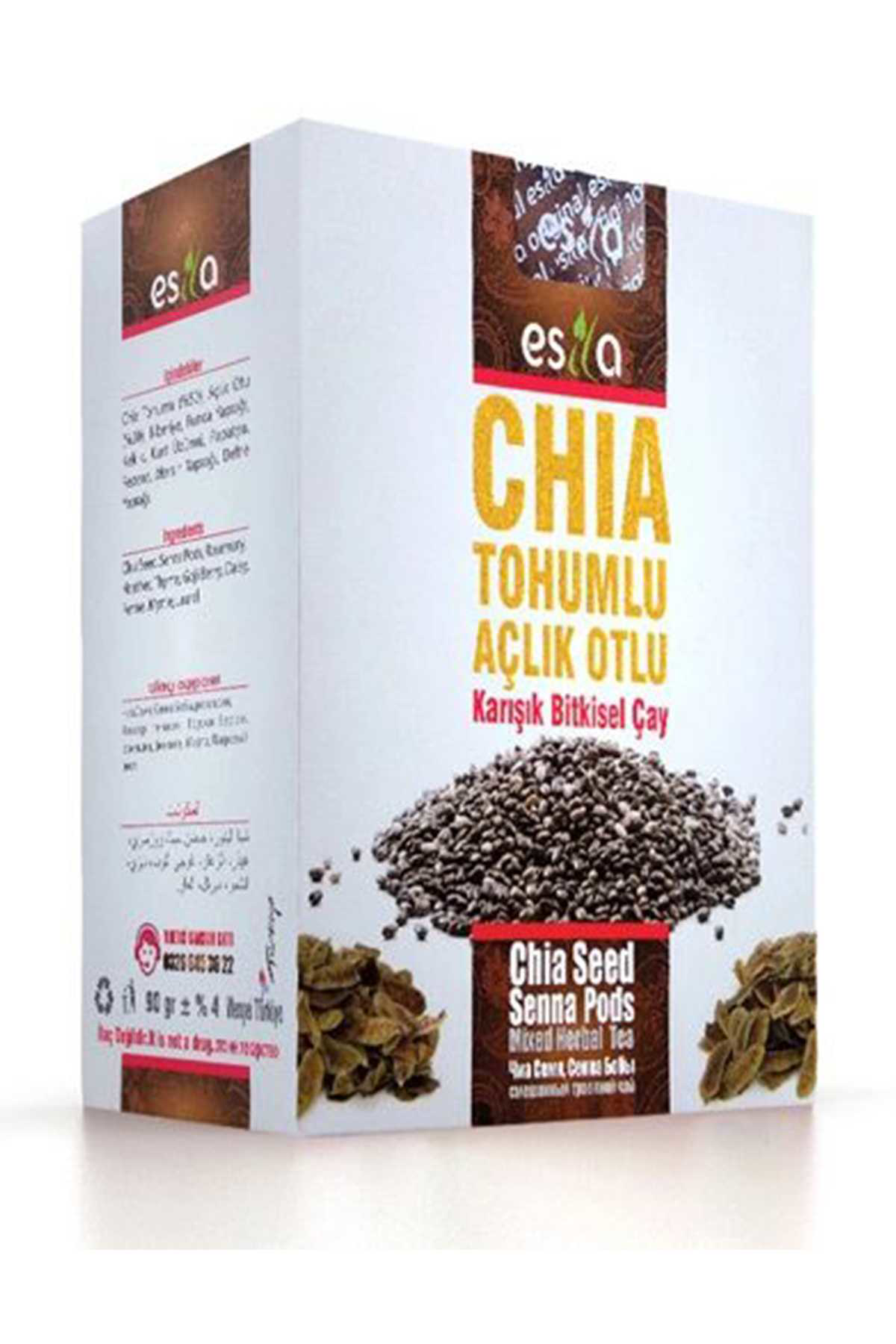 Just Cheap Store Chia Tohumlu Açlik Otlu Çay 45 Li.