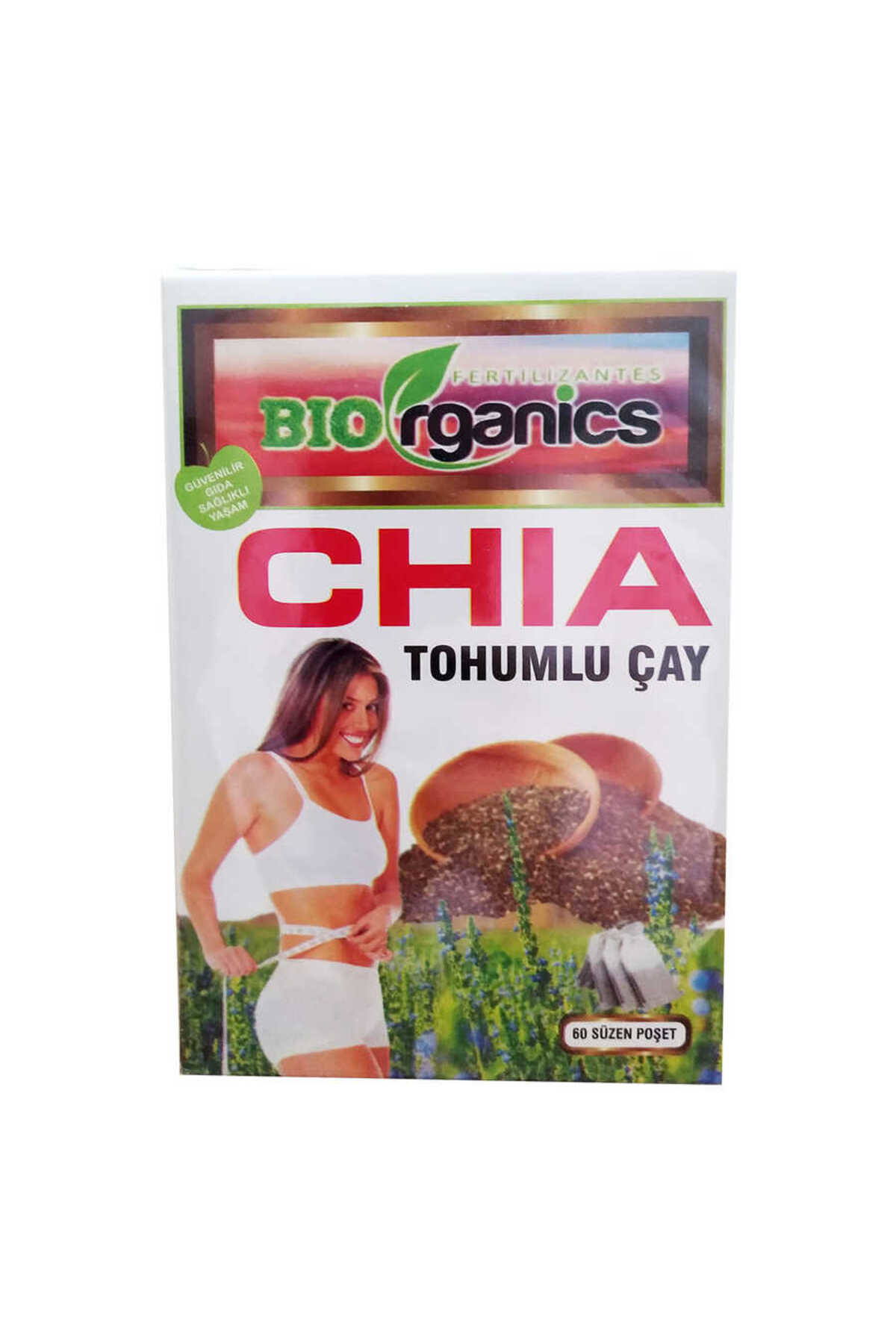 Biorganics Chia Tohumlu Çay 60 Süzen Poşet