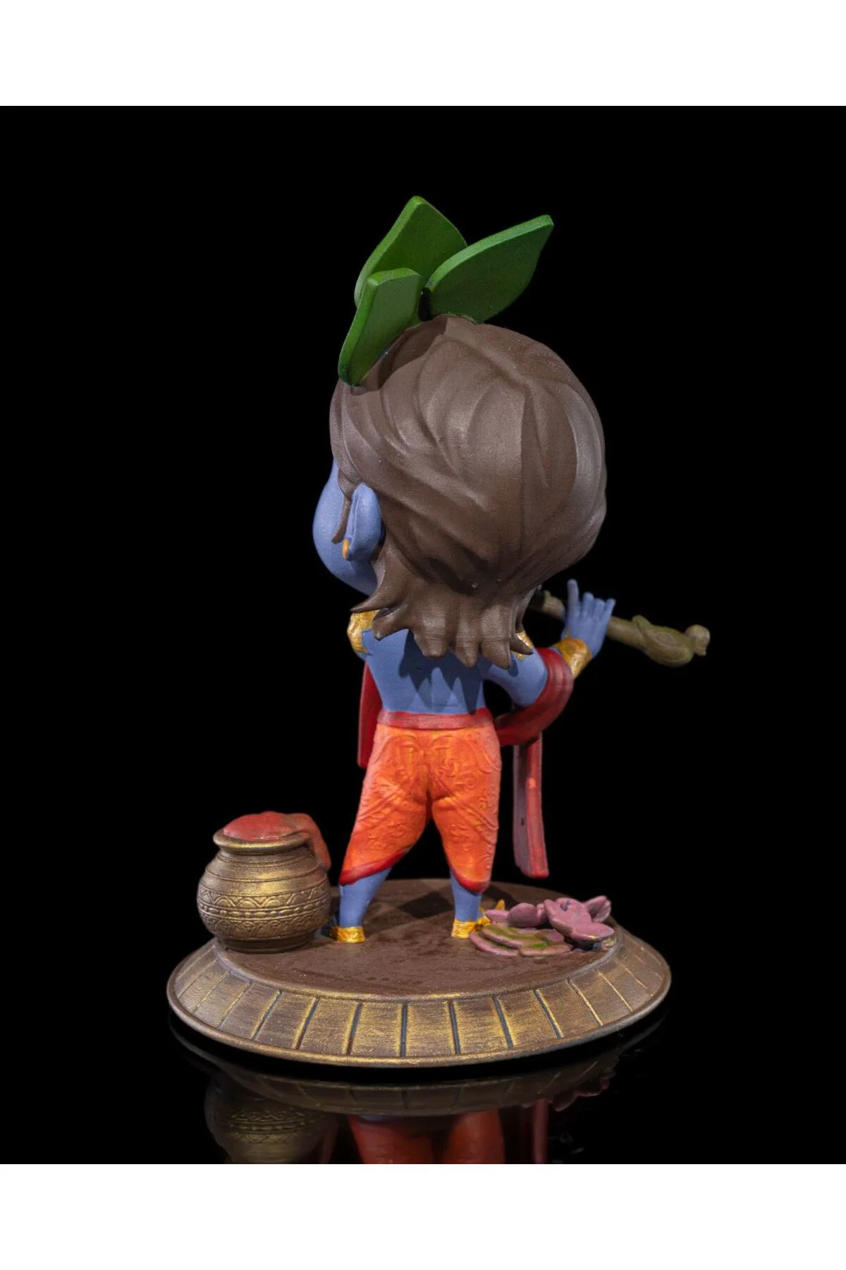 Chibi Krishna Boyalı Fİgür