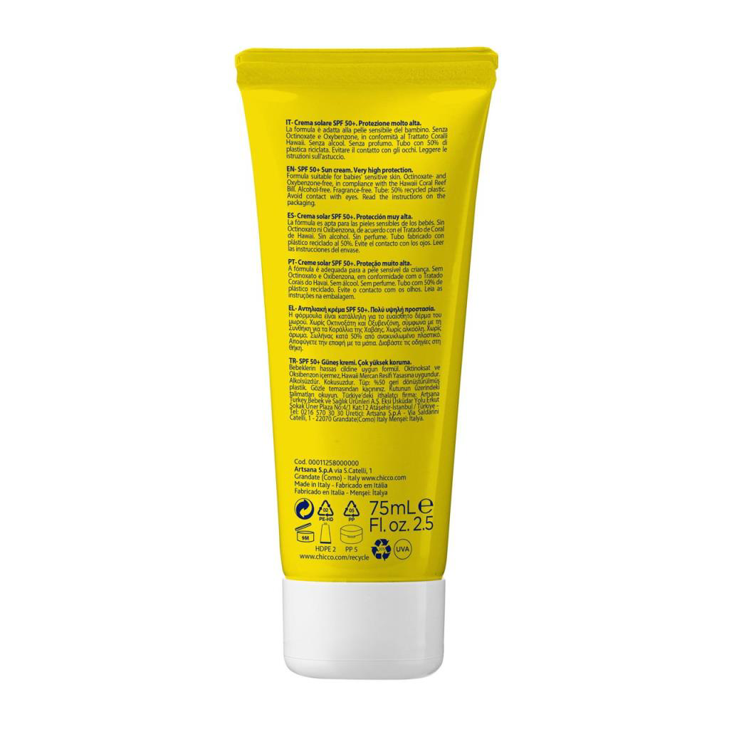 Chicco Baby Moments Sun Güneş Kremi Spf 50+ 75 ml + After Sun Hed Chicco Baby Moments Sun Güneş Kremi Spf 50+ 75 ml + After Sun Hed