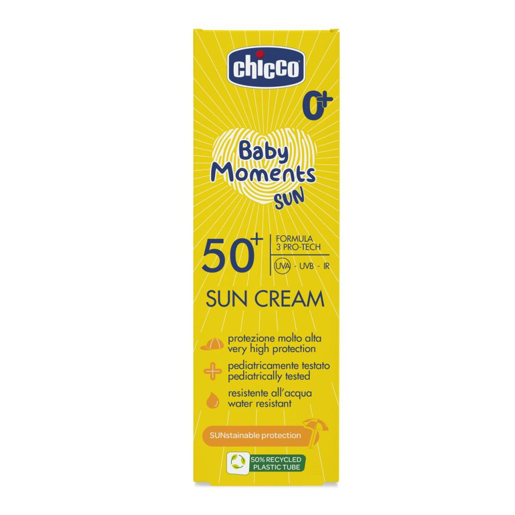 Chicco Baby Moments Sun Güneş Kremi Spf 50+ 75 ml + After Sun Hed Chicco Baby Moments Sun Güneş Kremi Spf 50+ 75 ml + After Sun Hed