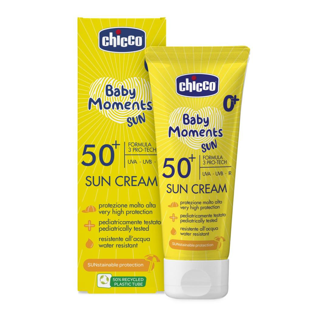 Chicco Baby Moments Sun Güneş Kremi Spf 50+ 75 ml + After Sun Hed Chicco Baby Moments Sun Güneş Kremi Spf 50+ 75 ml + After Sun Hed