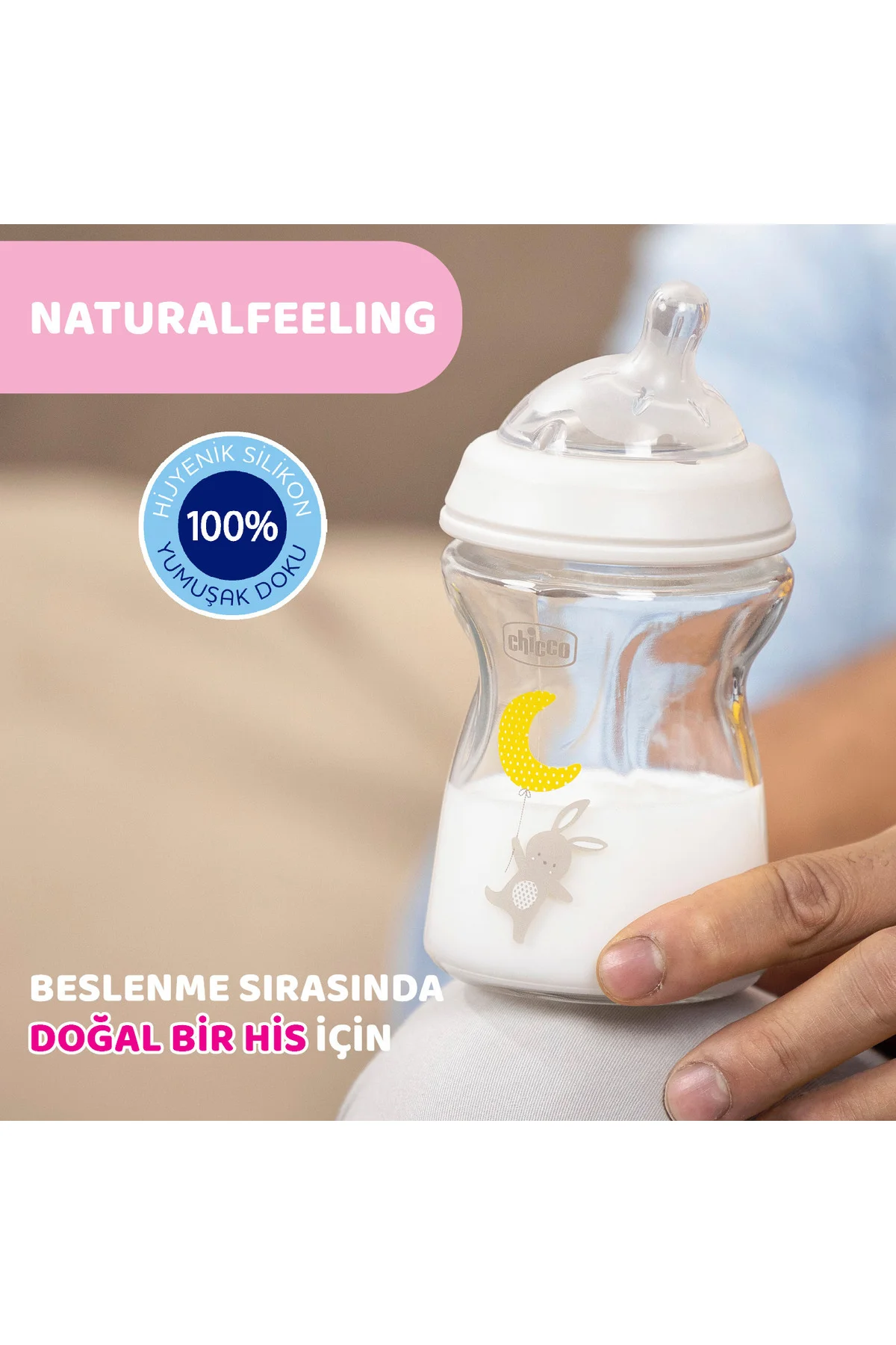 Chicoo Naturalfeelıng Cam Biberon 0 Ay 250 ml